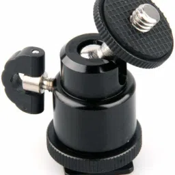 Hiffin Adjustable Swivel Angle Ball 1/4" Hot Shoe Mount Adapter Holder Camera Video Flash Shoe Adapter-29