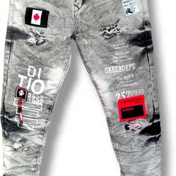 Men Slim Mid Rise Grey Jeans-image-34