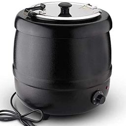 MOTI METAL INDUSTRIES MMI Soup Warmer Commercial Heater Kettle 10 lit Black Electric Kettle-image-27