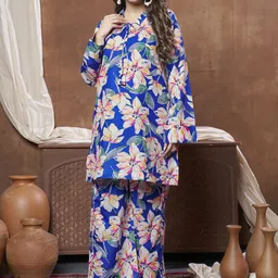leriya fashion Tunic Pant Co-ords Set-picture-36