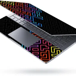 Techfit HD Printed Laptop Skin Full Panel Decal Sticker Vinyl for all Size Laptops upto 15.6 inch No Residue, Bubble Free - Different Shapes Self Adhesive Vinyl Laptop Skin Compatible for 15.6 inch-image-13