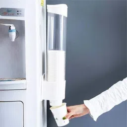 ™Disposable Cup Holder Organizer | Sticker or Screw Plate Mountable Plastic Glass Holder-image-70
