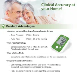 STANDARD BPCare BA4110 Automatic Digital Blood Pressure Monitoring Machine With Advance Feature Bp Checking Device - Bp Monitor image 3