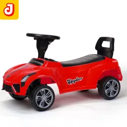 Dash Manual Ride-On Car for Kids (1-5 Years) with Lights, Music & Horn Car Non Battery Operated Ride On-image-17