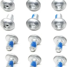 Bicycle Disc Brake Rotor Bolts Screws For MTB Cycle M5x10mm Durable (12pc) Bicycle Brake Disk-35