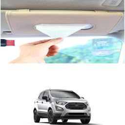 Beige Car Tissue Holder Napkin for Sun Visor and Backseat – Universal Fit B8 Vehicle Tissue Dispenser-image-1