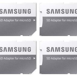 Techmount New Launch Sam-Sung Micro SDHC Micro SDXC to SD Memory Card Adapter Card Reader Converter High-Speed Micro SD to SD Adapter for Camera Tablet Laptop (Memory Card NOT Included) (Pack of 4) image 1