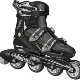 Smart Mall Inline Skates Size Adjustable Age Group 6-14 Years for Boys In-line Skates - Size Free UK-image-26