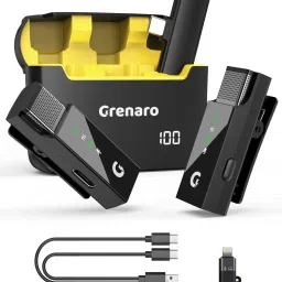 S13 Pro Wireless with Digital Display Charging Case Microphone-image-12