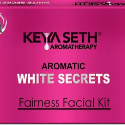 keya seth aromatherapy Aromatic White Secrets (Fairness Facial Kit) with pure Essential oils & fresh green herbs -Instant White, Bright, Shine & Youthful Glow Skin 25 g-picture-20