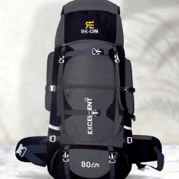 80 Ltrs Trekking Bag Outdoor Hiking Backpack Travel Backpack With Rain Cover Rucksack- 80 L-image-34