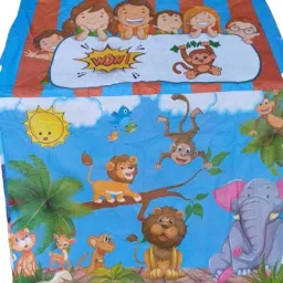 Jungle Theme Kids Play Tent House – Foldable & Portable Indoor/Outdoor Tent-picture-14