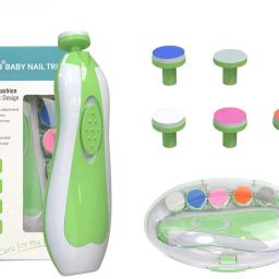 Baby Nail Trimmer Safe Care Baby Grooming kit for Baby(Green)-image-1