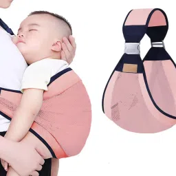 Baby Sling Wrap Carrier Newborn to Toddler, Adjustable Mesh Breathable Carrier Baby Carrier-image-58