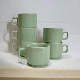 Ceramic Green Tea/Coffee Cup Set - 170 ML Each-image-42