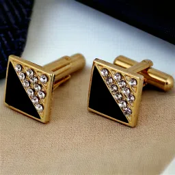 Lucky Jewellery Alloy Cufflink Set-image-56