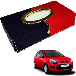 Chrom-Black-Red Tisue Box Leatherete-365 Vehicle Tissue Dispenser-image-82