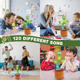 shribalajitoys Dancing Cactus Repeat, Repeat+Recording+Dance+Sing image 5
