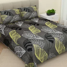 dream weaverz Cotton Super King Flat 220 TC Abstract Bedsheet-picture-45