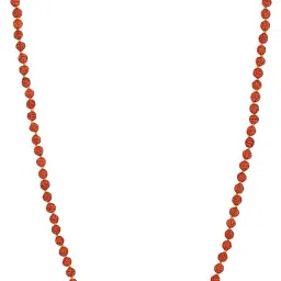 Rudraksha Mala 108+1 Beads 10mm Panch Mukhi Rudraksh Mala Mother of Pearl Chain-image-22