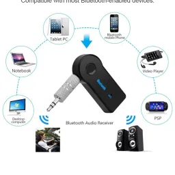 rpmsd v4.1 Car Bluetooth Device with Audio Receiver, Adapter Dongle, 3.5mm Connector image 3