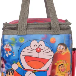 Polyester Waterproof 3D Printed Doraemon Lunch/Tiffin Bag (Pink) Waterproof Lunch Bag-picture-15