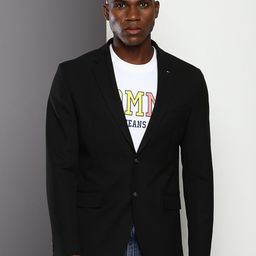Tommy Hilfiger Notched Lapel Single-Breasted Blazer-image-53