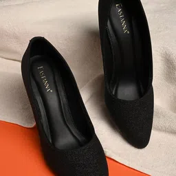 BuckleUp Black Block Pumps-picture-48