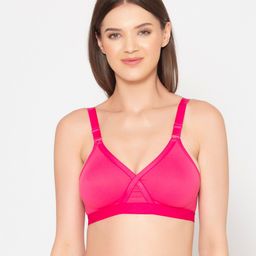 GROVERSONS Woman Paris Beauty Non-Padded Non Wired Full Coverage Cotton Rich X Frame Bra-picture-23