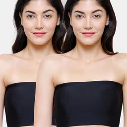 FashionRack Black Lightly Padded Bandeau Bra-27
