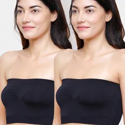 FashionRack Black Lightly Padded Bandeau Bra-54