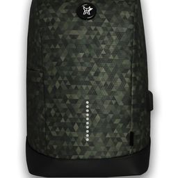 Arctic Fox Unisex Camouflage Printed Anti-Theft Laptop Backpack-2