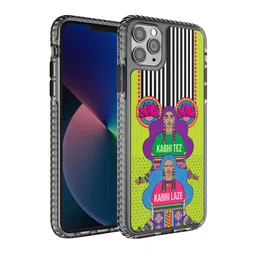 DailyObjects Lime Green & Purple Printed iPhone 11 Pro Back Case-53