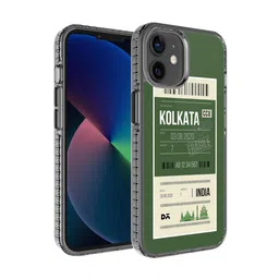 DailyObjects Green Kolkata City Tag Printed iPhone 12 Mini Back Case-22