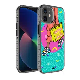 DailyObjects Blue & Pink Shopping Cardio Stride 2.0 Case Cover For iPhone 12-33