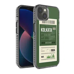 DailyObjects Adults Green Kolkata City Tag Stride iPhone 13 Back Case-22