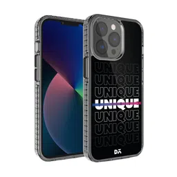 DailyObjects Black & White Unique iPhone 13 Pro Max Back Case-10