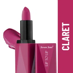 Seven Seas Lip To Lip High Coverage Paraben Free Matte Lipstick : Claret-35