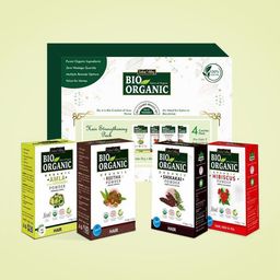 Indus Valley Bio Organic Hair Strengthening Gift Pack DIY kit-41