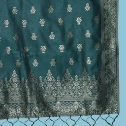 PPTOSS Ethnic Motifs Woven Design Regular Kurta With Trousers & With Dupatta image 3