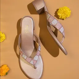 Inc 5 Embellished Block Heels-84