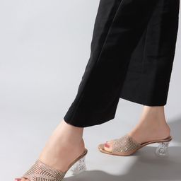 Denill Embellished Block Heels-49