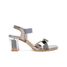 Action Embellished Block Heels image 3