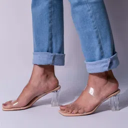 CAI Double Straps Block Heels-39
