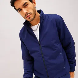 MASCLN SASSAFRAS Mock Collar Bomber Jacket-image-1