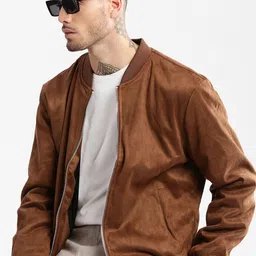 SHOWOFF Stand Collar Windcheater Bomber Jacket-picture-38