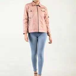 CHKOKKO Spread Collar Tailored Jacket image 3