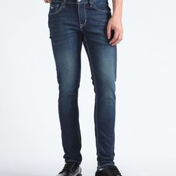 Flying Machine Men Blue Slim Fit Mid-Rise Clean Look Jeans-picture-38
