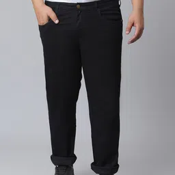 Instafab Plus Men Black Jeans-18