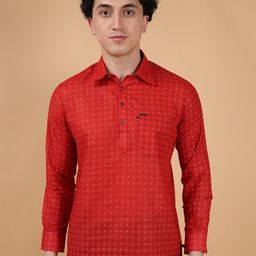DEVOILER Micro Ditsy Printed Straight Kurta-image-34